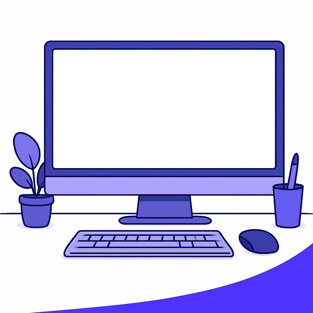Monitor mockup